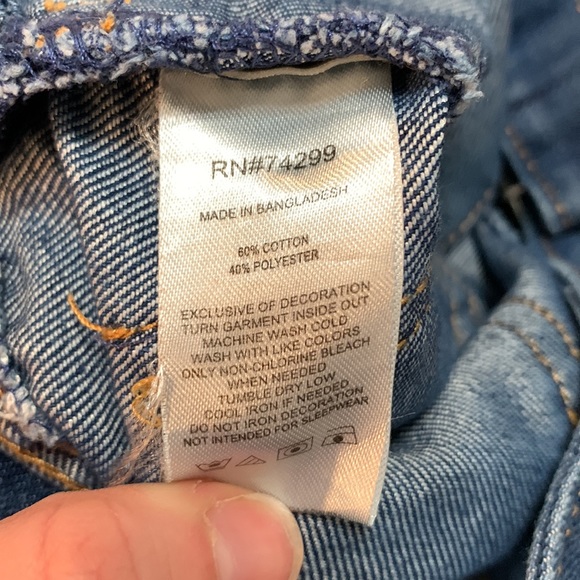 DKNY. Child’s 3T overalls. Distressed. Like new. Ripped Jean overalls. - Picture 9 of 10